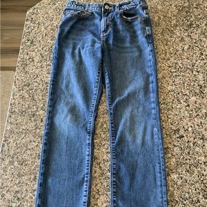 Boys Old Navy blue jeans. Skinny fit, built in flex. Size 14